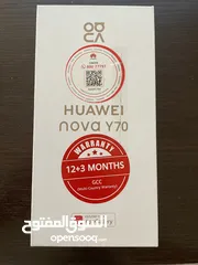  1 New Huawei Nova Y70 for Sell Cheaper Than the Market price