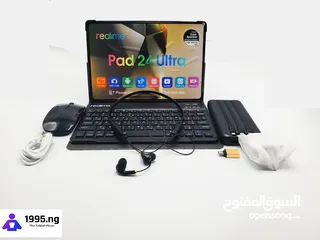  1 تابلت Realime PAD 24 Ultra  بذاكرة 512  ورام 8 جيجا عررررررطه العرض محدود سارع قبل نفاذ الكمية