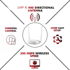  7 راوتر انترنت شبكات انترنت وايرلس تيندا  Tenda N301 Router For internet connection