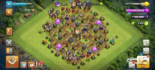 1 ببع حساب كلاش اوف كلانس تاون 11 جديد صار 11