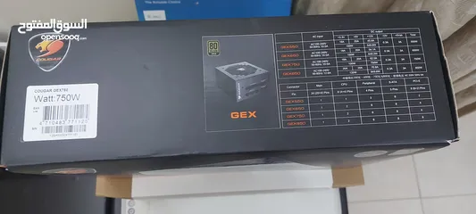  3 Used Cougar GEX 750W Fully Modular PSU (80plus Gold) for sale