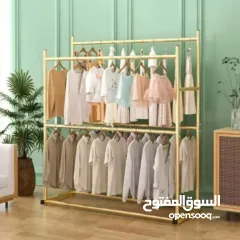  1 منظم ملابس قائم بذاته مزدوج الطبقات – تصميم عملي وفخم