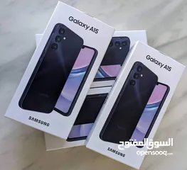  8 مستعمل اخو الجديد Samsung A15 رام 8 و 12 و 16 جيجا 128 و 256 أغراضة والكرتونه الأصلية متوفر توصيل