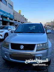 2 سوزوكي جراند فيتارا موديل 2008  لون فضي - دهان جيد جدا غرفة جلد لون أسود  جير اوتوماتيك ماتور 2700 c