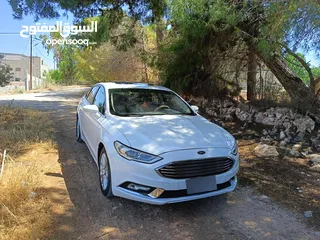  4 فورد فيوجن تيتانيوم 2018 Ford Fusion Titanium white  اعلى مواصفات نظيفه جدا استخدام شخصي ماشيه 96000
