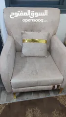  4 صالون سبع مقاعد  خشب زان مستعمل شهر فقط  بحاله ممتازه