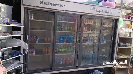  14 ثلاجه اربع ابواب خدمه ذاتيه للبيع بسعر حرق على الفحص الكامل شغاله 100% تواصل مع صاحب الثلاجه مباشره