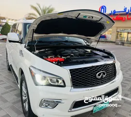  10 انفينتي QX80 فل ابشن 2017 قابل لتمويل بدون دفعة مقدمة