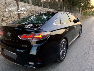  14 هونداي سوناتا موديل 2018 وارد الوكالة الاردنية مالك اول فحص كامل 7 جيد
