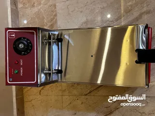  4 قلاية زيت ستيل