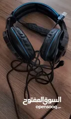  2 سماعتين USB جيمنج, ريكسوس ,فيهم مايك الثنتين ب 10