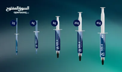  10 معجونة تبريد حراري اصلي للمعالجات و كروت الشاشه ARCTIC MX-4 Thermal Grease For CPU or GPU (4.0G)