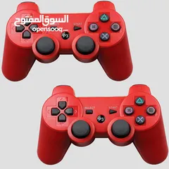  2 يد العاب جيمنغ بلايستيشن 3 الوان متعددة DoubleShock PS3 Controller Wireless Gamepad