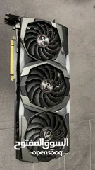  1 كرت شاشة 2070 super msi trio بحالة كثير ممتازة و نضيف
