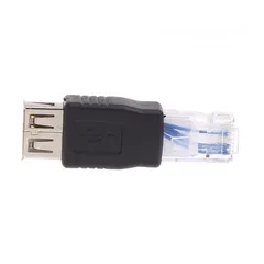  5 RJ-45 Male to USB Female Adapter