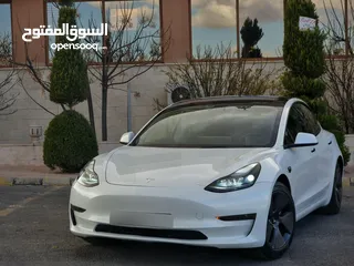  11 TESLA MODEL 3 2023 STANDARD PLUS  تيسلا موديل ثري جمرك قبل يومين بحالة الوكاله 7جيد