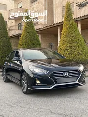  3 بسم الله ما شاء الله  هونداي سوناتا هايبرد لون اسود 2018 Hyundai Sonata Hybrid 2018 *وارد شركة