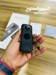  2 Insta360 ONE X2 360 degree action camera  5.7K Dual-Lens 360 Auto-Stitched Capture
