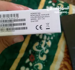  8 ( استعمال اسبوعين فقط )      HONOR  x6p      سبب البيع بحاجه لمصاري  +  على البيعه سماعات بلوث فخمات