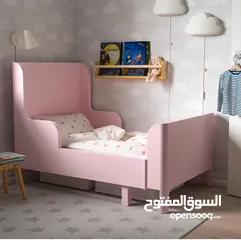  1 سريرين جديدين لون زهري  2 new pink beds