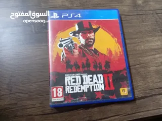  4 سيدي بلاي ستيشن RDR2 COD BO COLD War