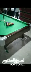  1 بلياردو 7قدم رخام وخشب تفصيل محلي