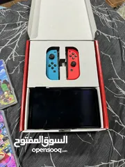  4 Japanese OLED switch with games