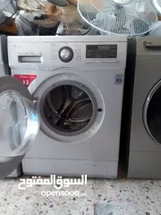  2 غسالة مع نشافة نوع ال جي