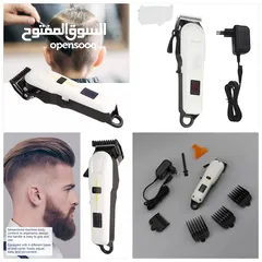  1 ماكينه الحلاقه شعر الراس و اللحيه جيمي شحن مع شاشه رقميه LCD حلاقة ماكنه الحلاقة حلاقه