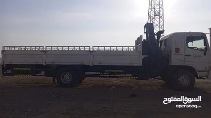  1 12 ton mitsubishi truck with hiab crane 6.3