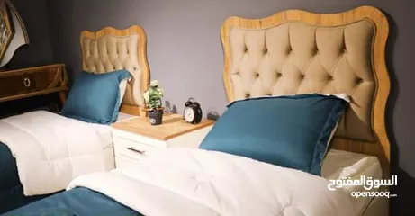  8 تخوت مفرد شباب قياس 190×90 كفاله 5سنوات سنوات خشب لامنيت 18م بدون فرشه