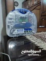  2 211 قطعة درمل royce مع رؤوس اضافيه هديه  و فحمات اضافيه