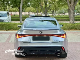  6 لكزس IS350F نظيييف جدا قاطع 4600 كم فقط