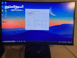  5 جهاز مستعمل نظيف بحالة الوكالة  مع شاشة  Asus TUF GAMIG