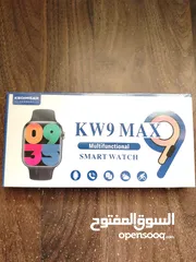  1 ساعه KW9 MAX شبيهه الابل لديها الكثير من الميزات و بسعر مميز اقرا الوصف