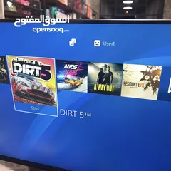  5 بلاستيشن فور سليم مهكر مع افخم 18 لعبة خرافية و ايدتين أصليات و كامل الكوابل بسعر 950 شيكل فقط