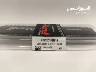  2 سعر حرق  للبيع: Kingston Fure RAM DDR4 16GB Desktop Memory
