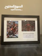  2 Mohamed Mo Salah Signed Liverpool FC - Autographed Photo Photograph Picture Frame