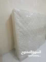  4 فرشة مزدوج زنبرك جديدة