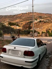  1 هوندا سيفيك 97 للبيع فحص واحد مضروب واحد جيد دقتين غرفتها اصليه ما في لا غيار واجهه