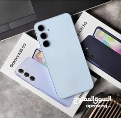  1 مستعمل اخو الجديد Samsung A35 5G رام 16 جيجا 256 اغراضة والكرتونة الأصلية متوفر توصيل