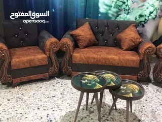  3 عرض خاص لفتره محدوده  تخم قنفات 10 مقاعد قنفه ثللاثيه عدد 2  وقنفه ثنائيه و2 كراسي  و4 كوشات هديه