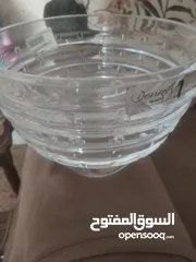  4 صحن كريستال للبيع