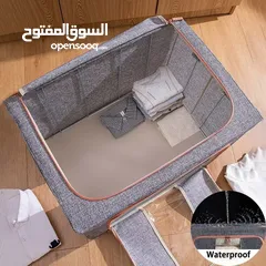  7 شنط تخزين صناديق ترتيب الملابس عدد 3 حجم كبير صناديق تخزين ملابس - Clothes Organiser صندوق تخزين قما