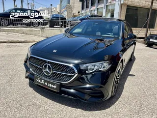  2 مرسيدس E200 AMG بانوراما كت اسود نايت 2024 الشكل الجديد وارد المانيا بحالة الزيرو مميزة