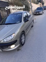  4 بيجو 206 موديل 2010، لون ذهبي، للبيع بسعر مغري بداعي السفر