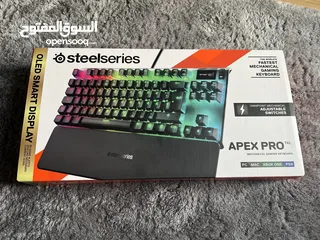  2 SteelSeries Apex Pro Tkl keyboard (اسرع كيبورد جيمنج )