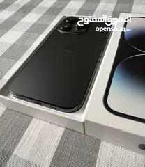  4 iPhone 14 pro black 128GB used like new