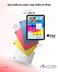  1 Ipad 11’’ (A16) 128gb  ايباد الجيل الحادي عشر 128 جيجا مكفول 3 سنوات