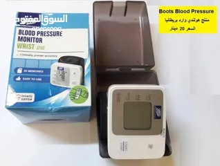  1 جهاز فحص الضغط Boots Blood Pressure Monitor